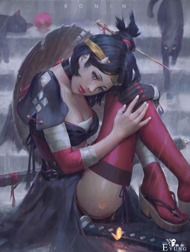 写实风格的同人插画大神！新加坡画师画风实在漂亮的如同电影镜头-14.jpg