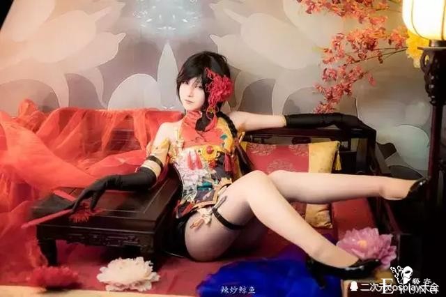 《艳汉》吉原诗郎cos，漂亮惊艳的旗袍美人-3.jpg