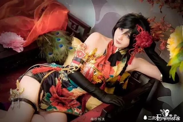 《艳汉》吉原诗郎cos，漂亮惊艳的旗袍美人-4.jpg