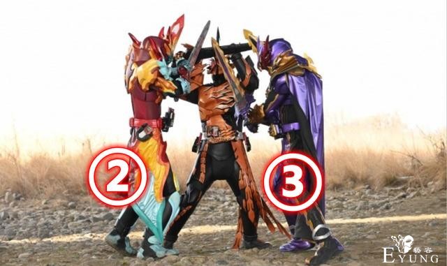 假面骑士圣刃：不死鸟吊打4位骑士，粉丝差点哭了，冰狮子秒吃瘪-3.jpg