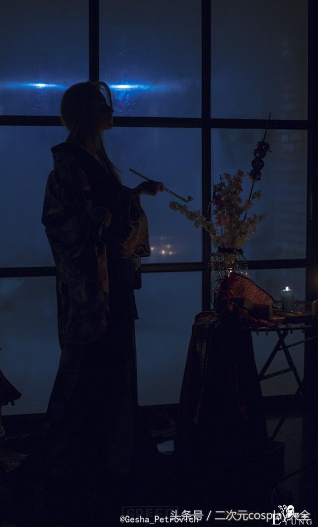 花降楼吉原春宵艳史绮蝶cos，盛世美颜一举一动皆摄人心魂-5.jpg