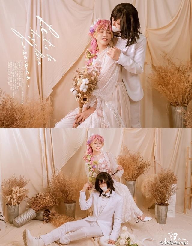 《鬼灭之刃》恋柱&amp;蛇柱，现代版同人cos，甜到了要一直幸福啊-5.jpg
