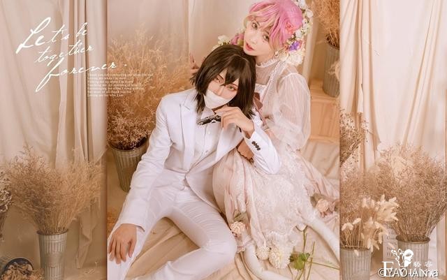 《鬼灭之刃》恋柱&amp;蛇柱，现代版同人cos，甜到了要一直幸福啊-8.jpg