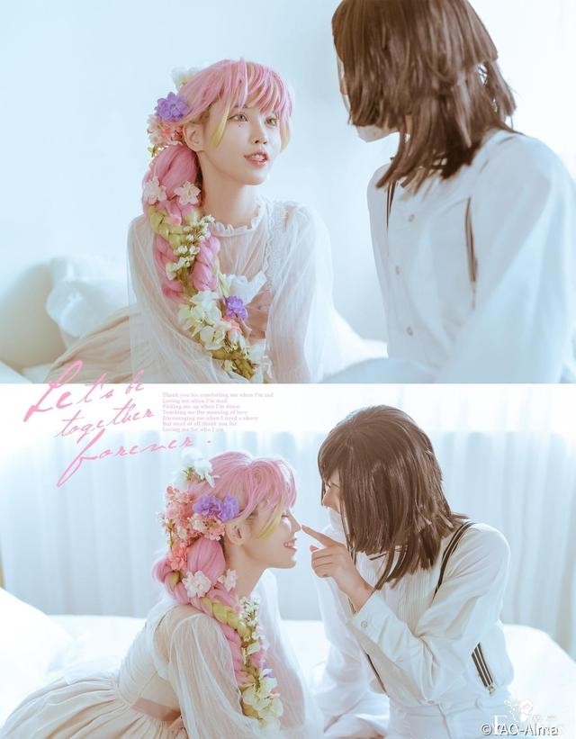 《鬼灭之刃》恋柱&amp;蛇柱，现代版同人cos，甜到了要一直幸福啊-12.jpg