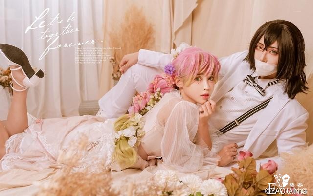 《鬼灭之刃》恋柱&amp;蛇柱，现代版同人cos，甜到了要一直幸福啊-10.jpg