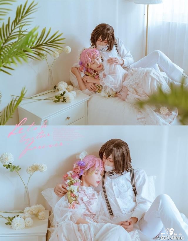 《鬼灭之刃》恋柱&amp;蛇柱，现代版同人cos，甜到了要一直幸福啊-14.jpg