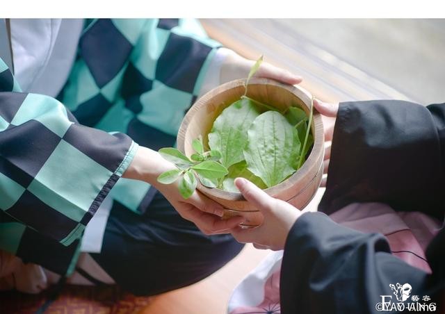 《鬼灭之刃》炭治郎&amp;祢豆子cos，我以为是甜的，没想到是刀子-6.jpg