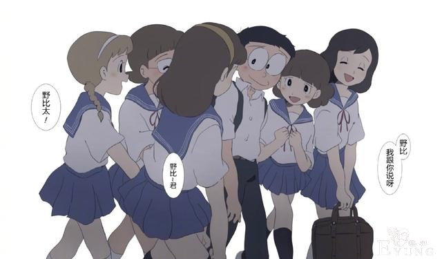 当哆啦A梦里的诸位角色变成中学生，大雄受欢迎，静香吃飞醋-1.jpg