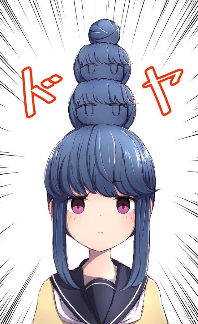 动漫妹子有个丸子头，结果被画师大佬玩坏了，各种P图太秀了-3.jpg