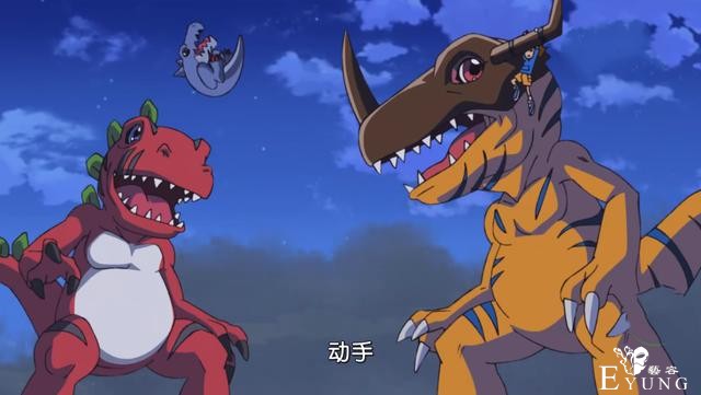 新数码宝贝：最可爱的邪恶宝贝来袭，大头兽vs气龙兽，全程笑出声-5.jpg