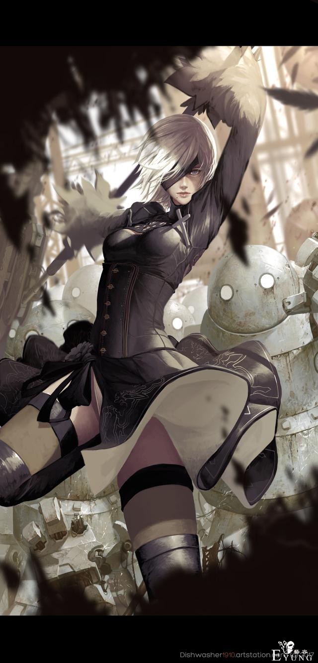 机甲与妹子的完美结合，英国画师非常养眼的一组同人插画作品欣赏-4.jpg