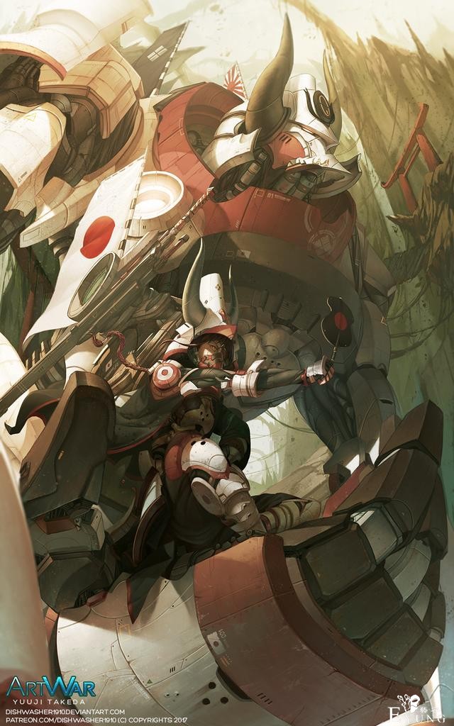 机甲与妹子的完美结合，英国画师非常养眼的一组同人插画作品欣赏-6.jpg