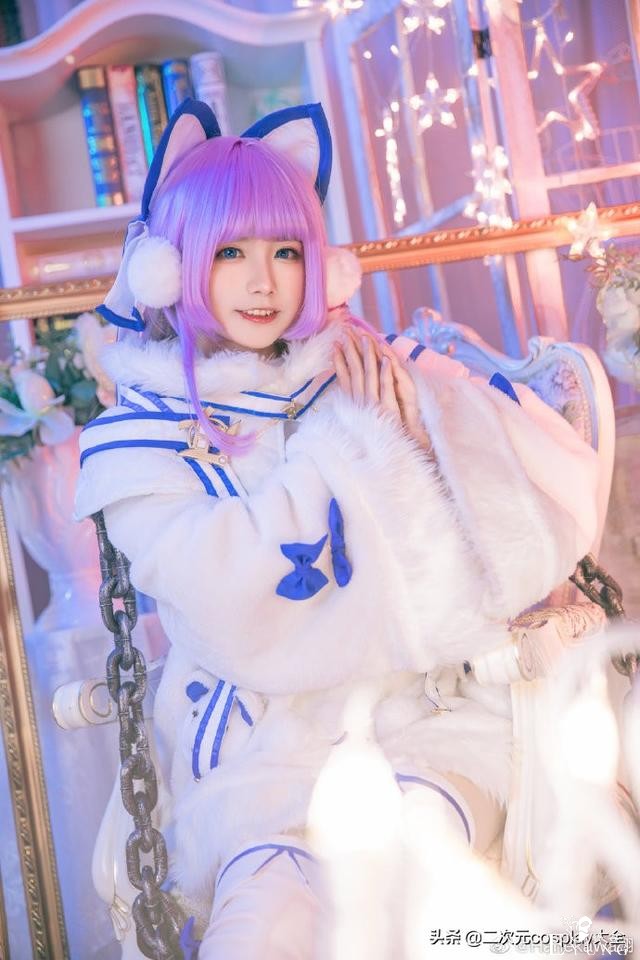 《碧蓝航线》塔什干cos，太可爱啦，粉粉嫩嫩甜翻我的少女心-1.jpg