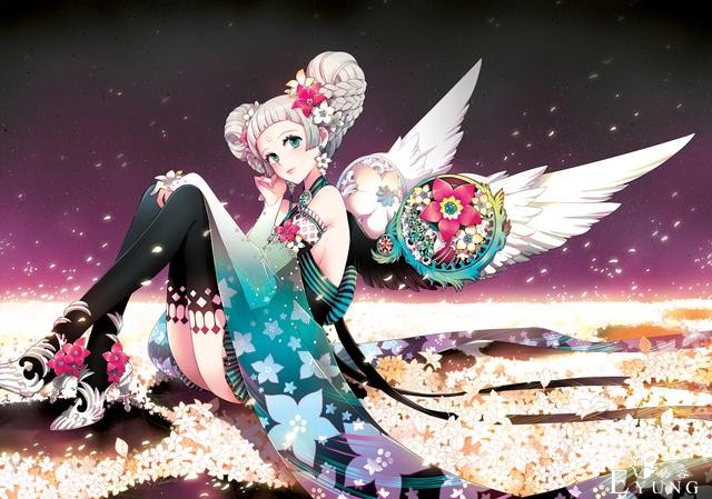 韩国插画师超可爱的萌妹子同人插画欣赏！画面真可谓相当华丽了-5.jpg