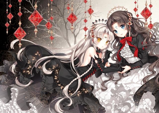韩国插画师超可爱的萌妹子同人插画欣赏！画面真可谓相当华丽了-14.jpg