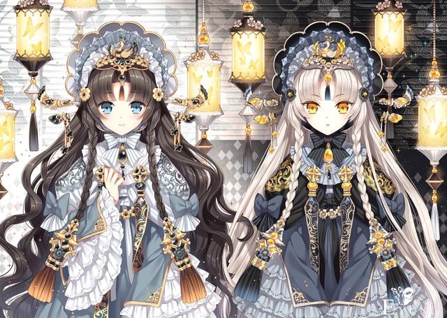 韩国插画师超可爱的萌妹子同人插画欣赏！画面真可谓相当华丽了-15.jpg