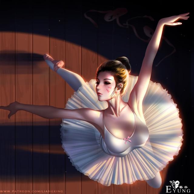 国产插画师“梁星”的一组女性角色插画作品！画风扎实造型靓丽-3.jpg