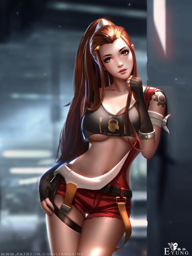 国产插画师“梁星”的一组女性角色插画作品！画风扎实造型靓丽-7.jpg
