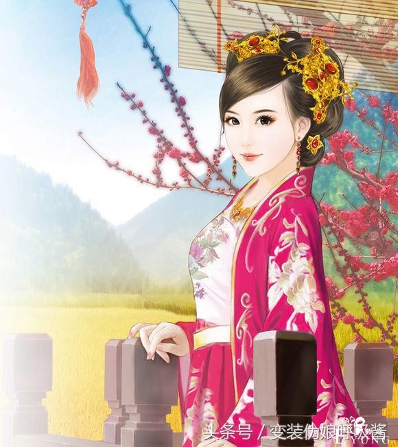 国产二次元古装女神，手绘古装美女高清大图鉴赏 第一弹-1.jpg