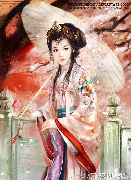 国产二次元古装女神，手绘古装美女高清大图鉴赏 第一弹-11.jpg