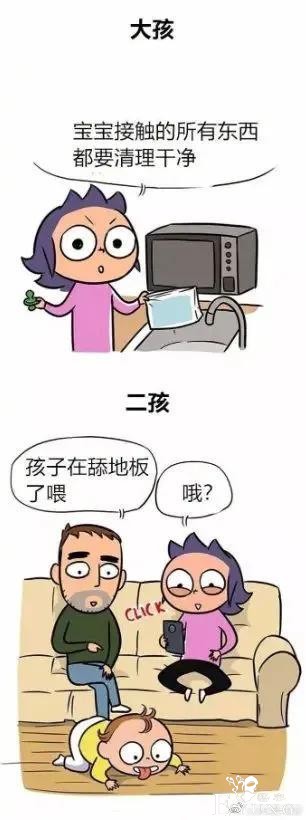 漫画：一胎和二胎的区别-7.jpg