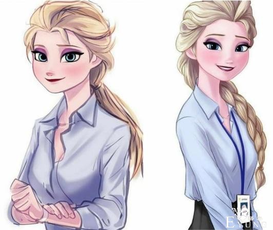 假如冰雪奇缘发生在现代，艾莎女王多半是个女企业家，衣服真好看-2.jpg