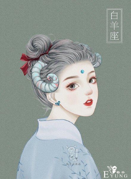 画师将12星座画成古风美少女，天秤座太可爱了，12生肖求安排-10.jpg