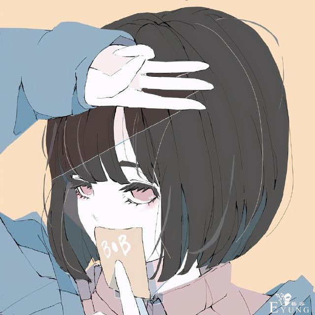 画师大佬分享的唯美女生头像，表情值得玩味，先收藏了-7.jpg