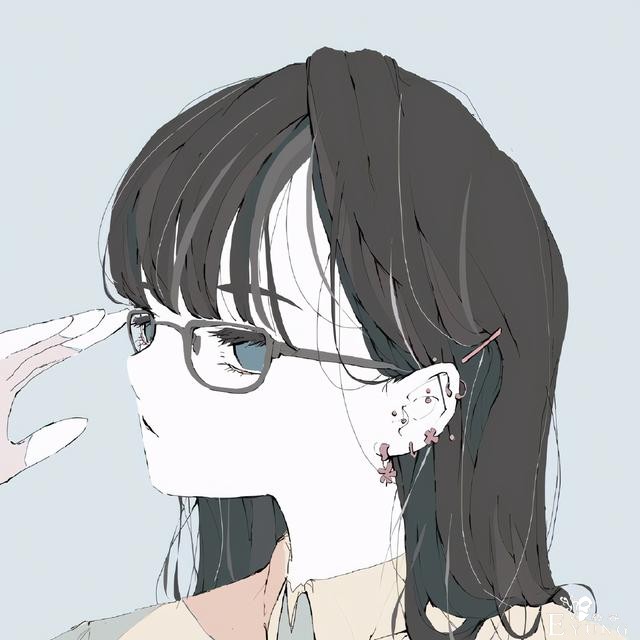 画师大佬分享的唯美女生头像，表情值得玩味，先收藏了-11.jpg
