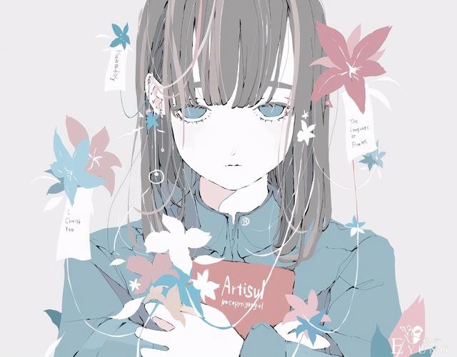 画师大佬分享的唯美女生头像，表情值得玩味，先收藏了-17.jpg