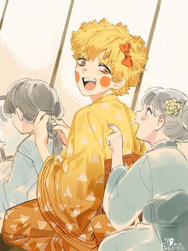 画师绘制鬼灭之刃女装同人，网友吐槽：我看过漫画了，不长这样-3.jpg