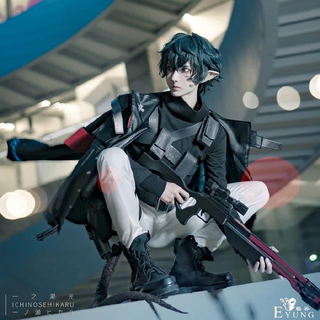 《明日方舟》梅菲斯特&amp;浮士德cos，美颜暴击，好多照片我满足了-6.jpg