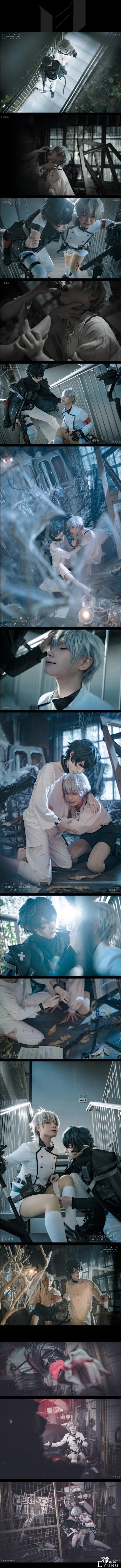 《明日方舟》梅菲斯特&amp;浮士德cos，美颜暴击，好多照片我满足了-8.jpg