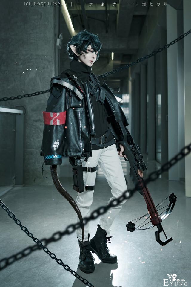 《明日方舟》梅菲斯特&amp;浮士德cos，美颜暴击，好多照片我满足了-12.jpg