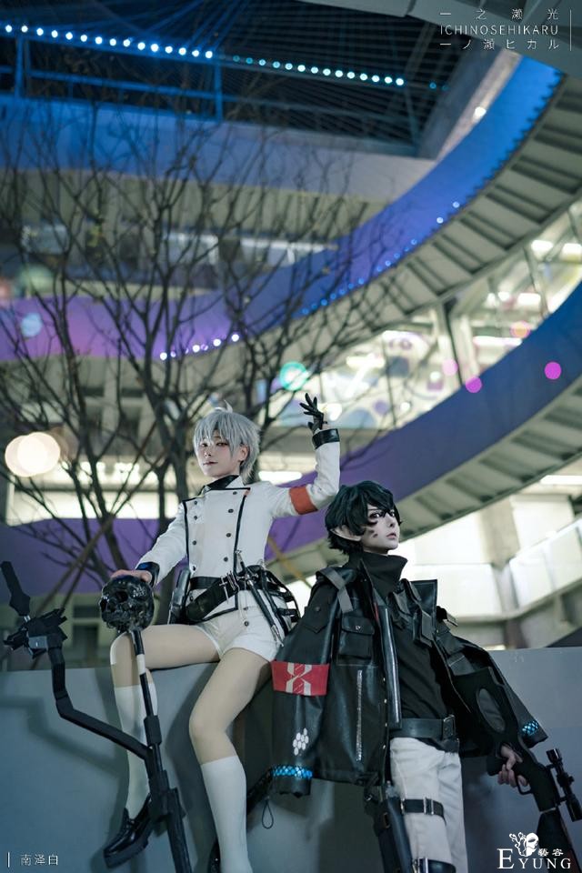 《明日方舟》梅菲斯特&amp;浮士德cos，美颜暴击，好多照片我满足了-14.jpg