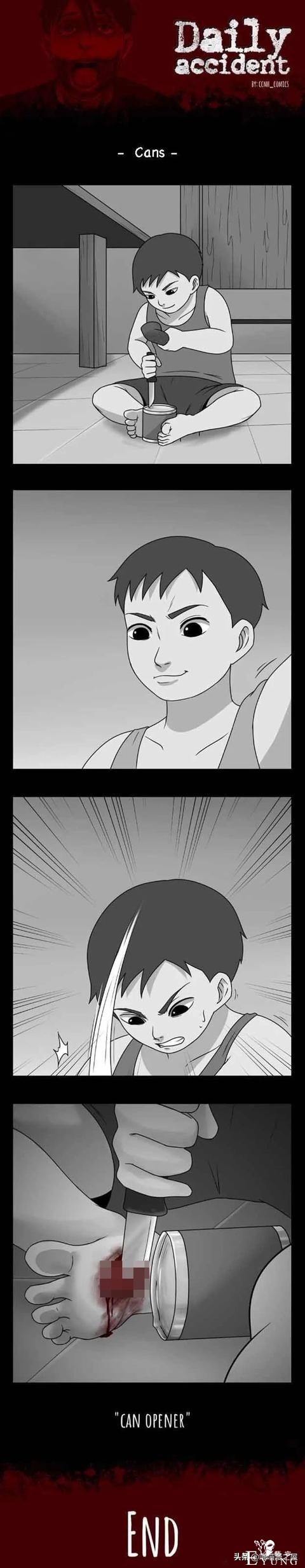「重口漫画」偷吃罐头的小p孩-1.jpg
