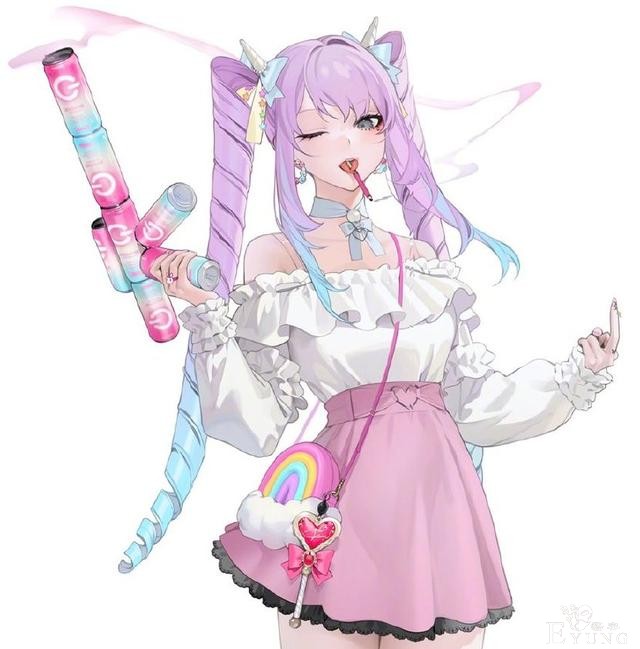 画师笔下的粉色系小姐姐太可爱了，还有一点危险的感觉，我爱了-1.jpg