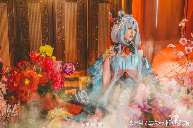 端丽绝艳的洛天依同人cos，上古天依绰约多姿美如画-4.jpg