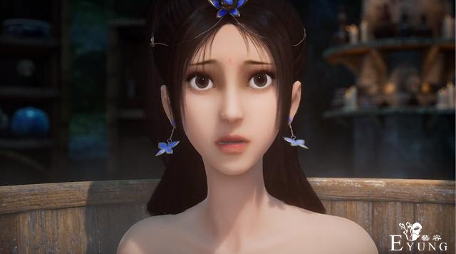 不良人：三大美女上演“木桶浴”，场面秀色可餐，可惜被人盯着看-3.jpg
