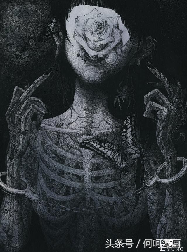 这种奇特又诡异的插画你能接受吗？！插画师笔下诡异的妹子们-1.jpg