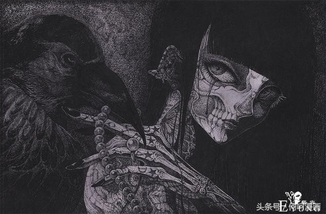 这种奇特又诡异的插画你能接受吗？！插画师笔下诡异的妹子们-2.jpg