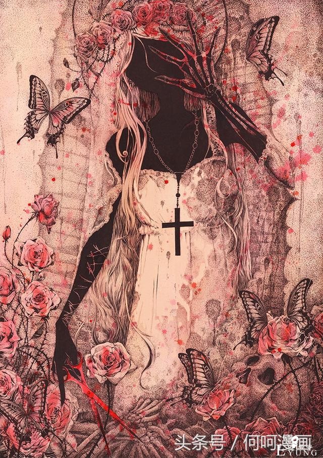 这种奇特又诡异的插画你能接受吗？！插画师笔下诡异的妹子们-5.jpg