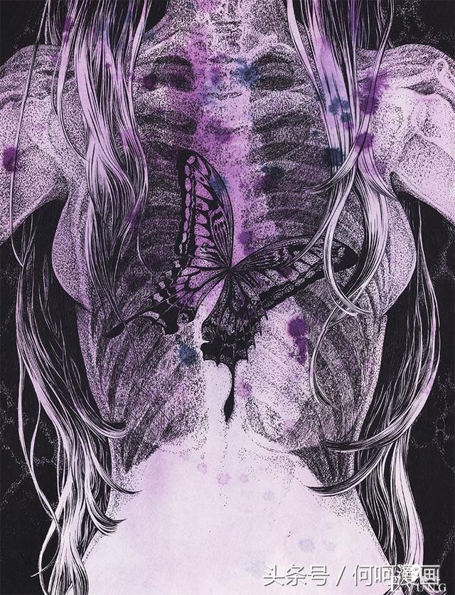 这种奇特又诡异的插画你能接受吗？！插画师笔下诡异的妹子们-4.jpg