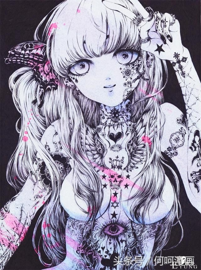 这种奇特又诡异的插画你能接受吗？！插画师笔下诡异的妹子们-11.jpg