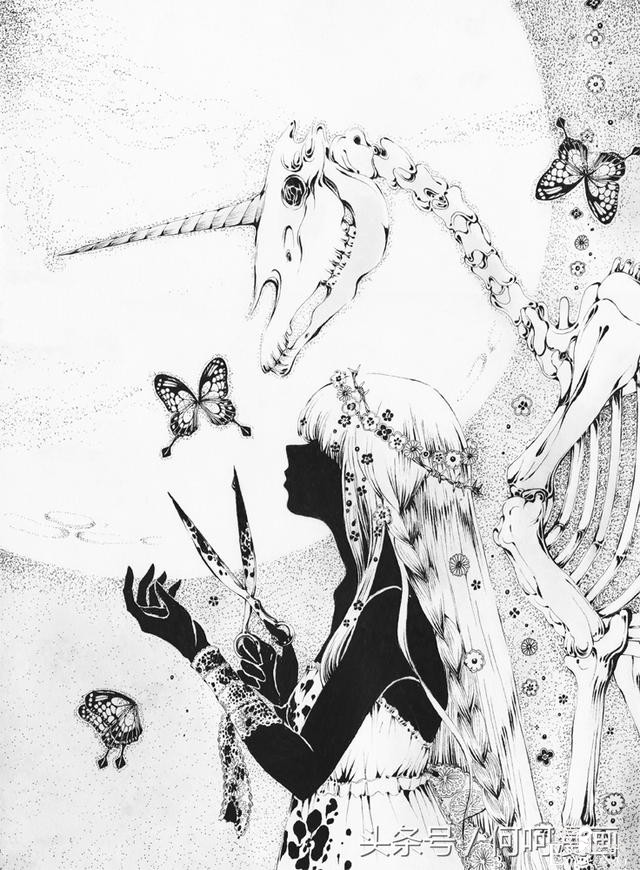 这种奇特又诡异的插画你能接受吗？！插画师笔下诡异的妹子们-15.jpg