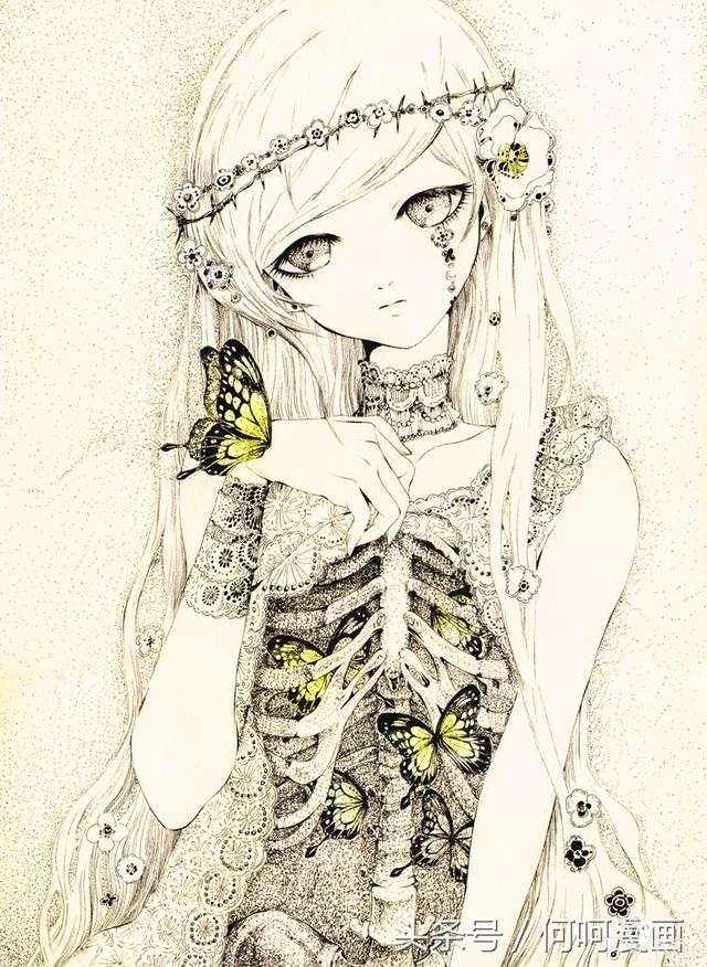 这种奇特又诡异的插画你能接受吗？！插画师笔下诡异的妹子们-19.jpg