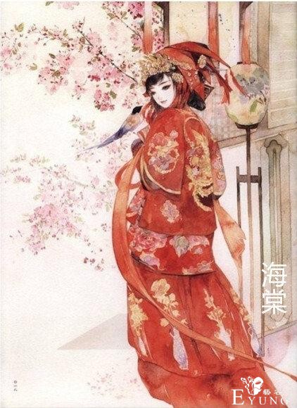画师大佬绘制花卉拟人，既能科普花朵又能宣传古风，太美了-6.jpg