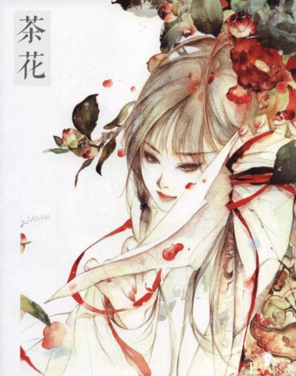 画师大佬绘制花卉拟人，既能科普花朵又能宣传古风，太美了-4.jpg