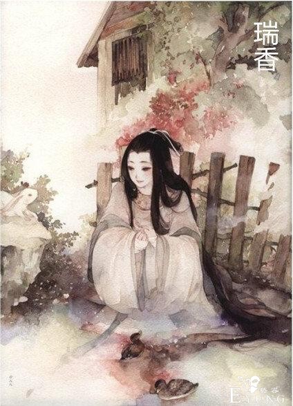 画师大佬绘制花卉拟人，既能科普花朵又能宣传古风，太美了-7.jpg