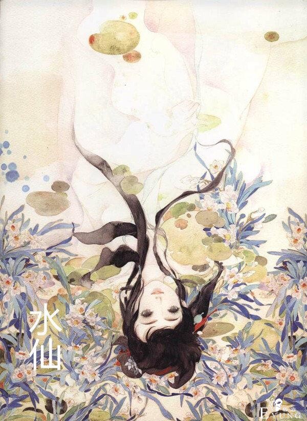 画师大佬绘制花卉拟人，既能科普花朵又能宣传古风，太美了-9.jpg